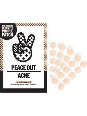 Acne Healing Dots - Medicated Hydrocolloid Pimple Patches (40 Count) for Clear